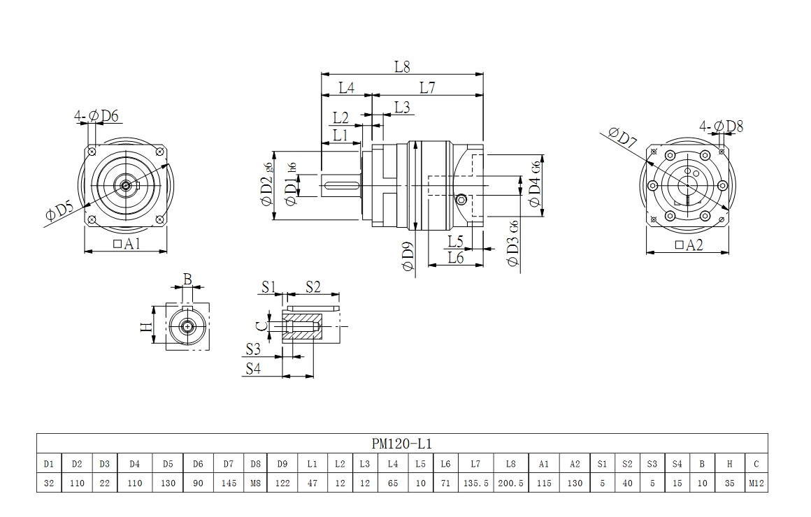 PVF120_L1系列圖紙 PVF120_L1系列圖紙